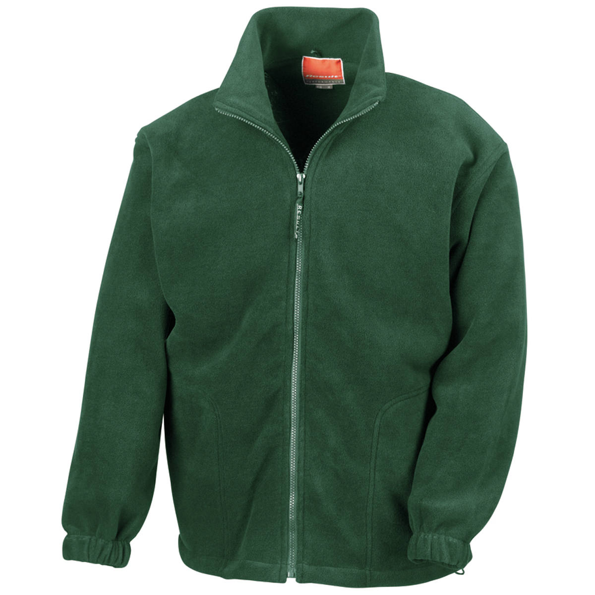 bottle green polar fleece jacket